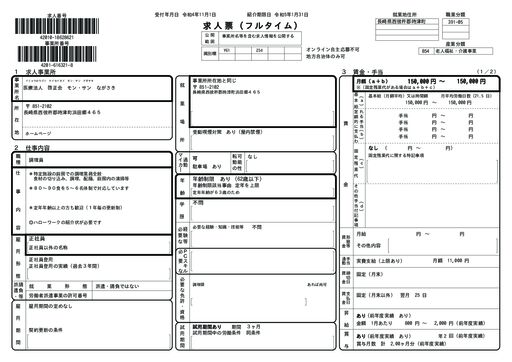 医療法人啓正会モン・サンながさき　調理員（正社員）のサムネイル